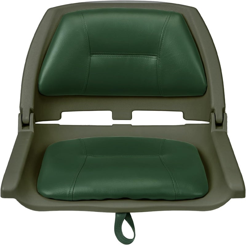 ERGOSEAT Folding Boat Seat Padded Folding Boat Chair with Backrest Marine BassJon Boat Seat - Image 2